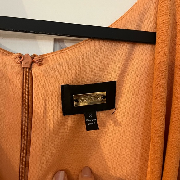 Elegant Orange Dress - Picture 4 of 5